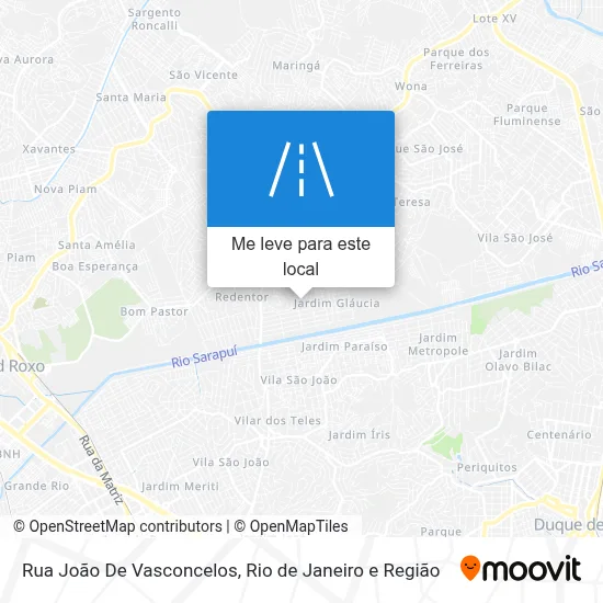 Rua João De Vasconcelos mapa