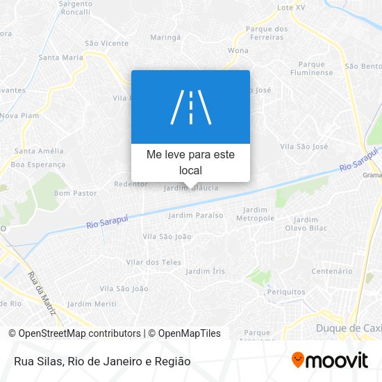 Rua Silas mapa