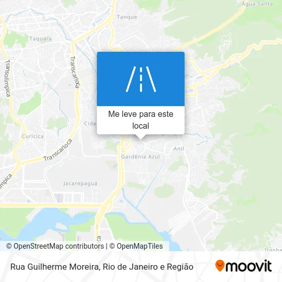 Rua Guilherme Moreira mapa
