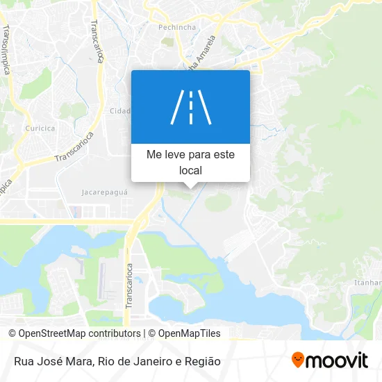 Rua José Mara mapa