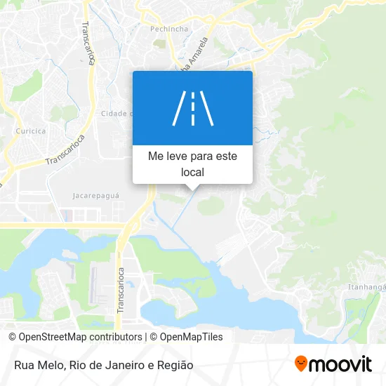 Rua Melo mapa