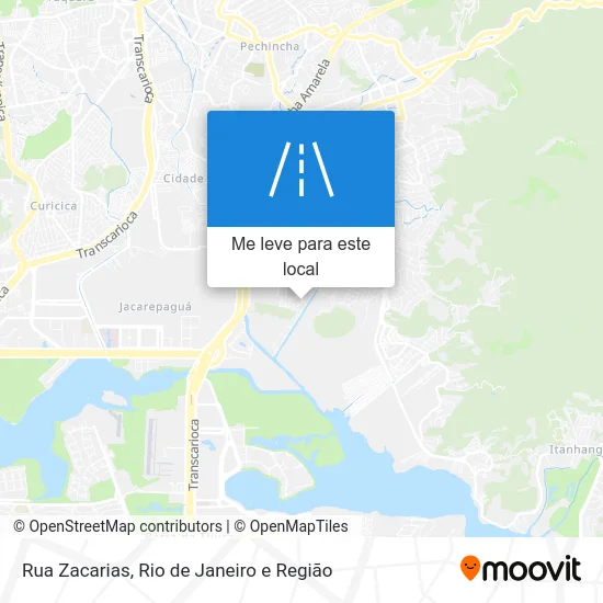 Rua Zacarias mapa