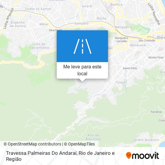 Travessa Palmeiras Do Andaraí mapa