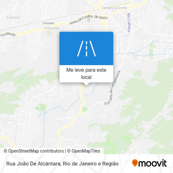 Rua João De Alcântara mapa
