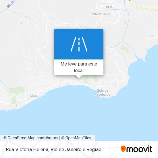 Rua Victória Helena mapa
