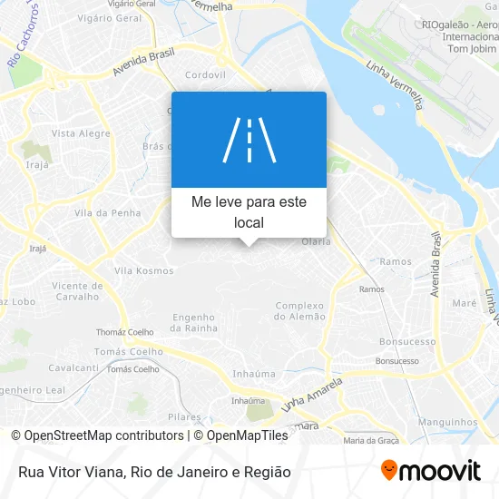 Rua Vitor Viana mapa