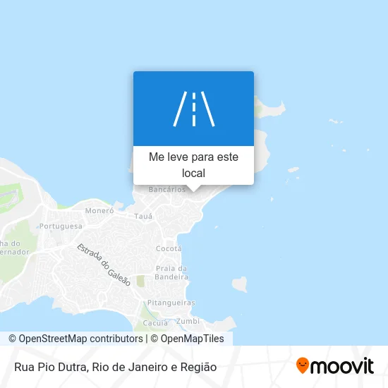 Rua Pio Dutra mapa
