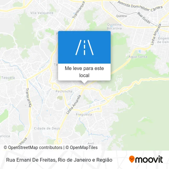Rua Ernani De Freitas mapa