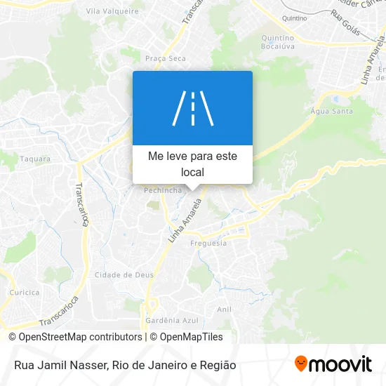 Rua Jamil Nasser mapa