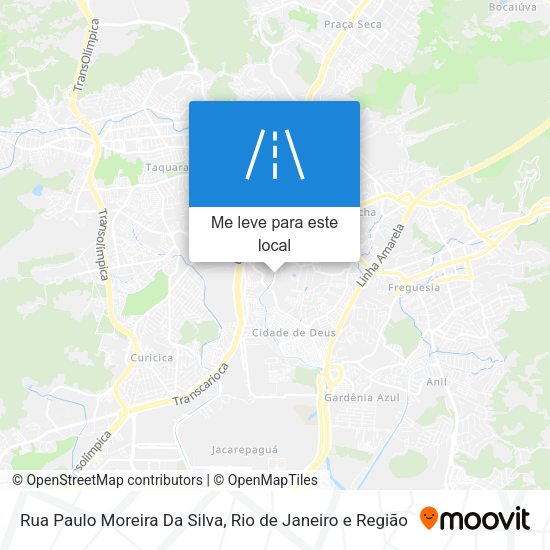 Rua Paulo Moreira Da Silva mapa