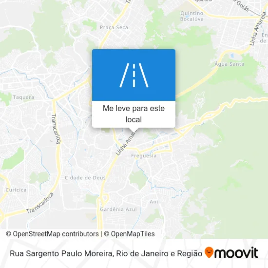 Rua Sargento Paulo Moreira mapa