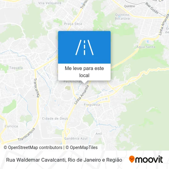Rua Waldemar Cavalcanti mapa