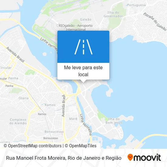 Rua Manoel Frota Moreira mapa