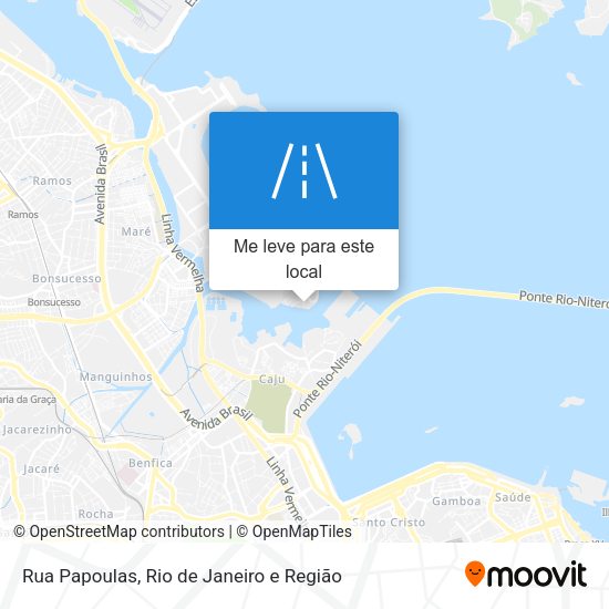 Rua Papoulas mapa