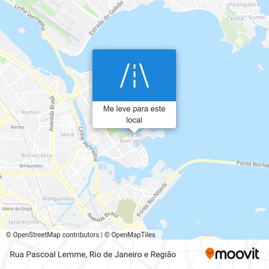 Rua Pascoal Lemme mapa