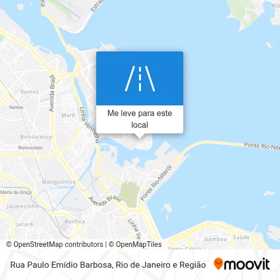 Rua Paulo Emídio Barbosa mapa