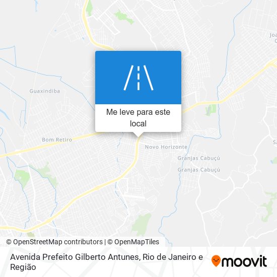Avenida Prefeito Gilberto Antunes mapa