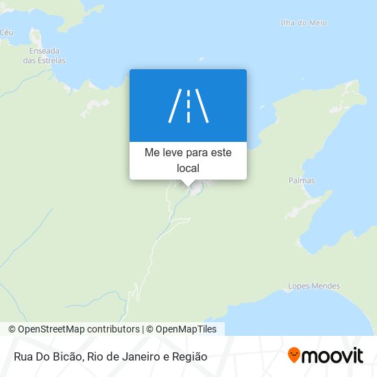 Rua Do Bicão mapa