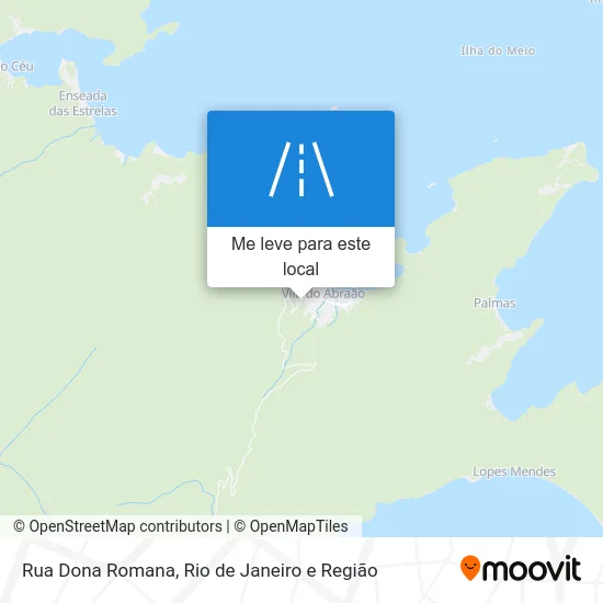 Rua Dona Romana mapa