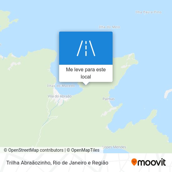 Trilha Abraãozinho mapa