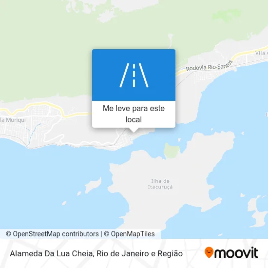 Alameda Da Lua Cheia mapa