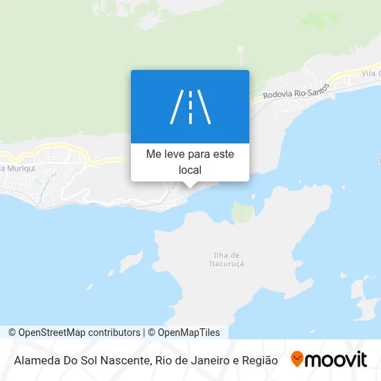 Alameda Do Sol Nascente mapa