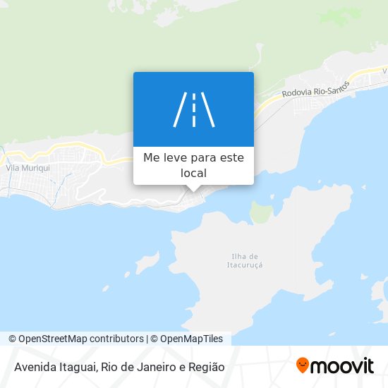 Avenida Itaguai mapa