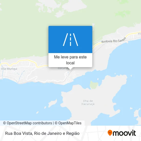 Rua Boa Vista mapa