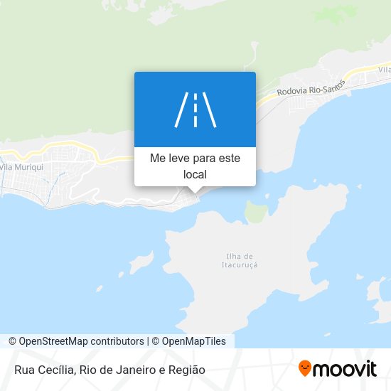 Rua Cecília mapa