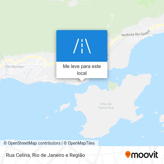 Rua Celina mapa