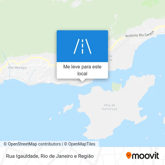 Rua Igauldade mapa