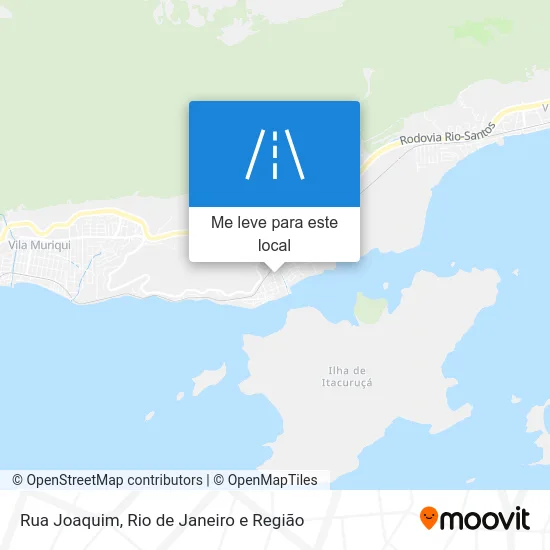 Rua Joaquim mapa
