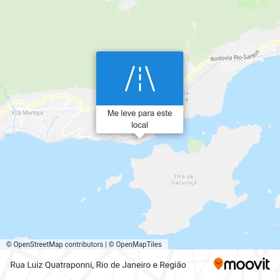Rua Luiz Quatraponni mapa