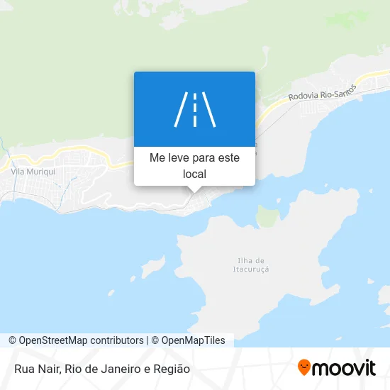 Rua Nair mapa