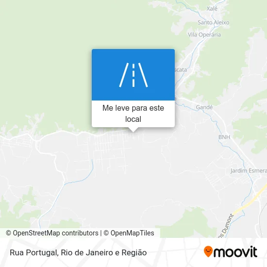 Rua Portugal mapa