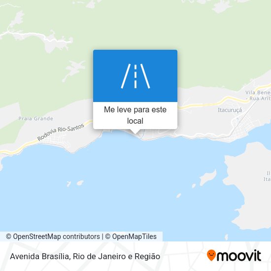 Avenida Brasília mapa