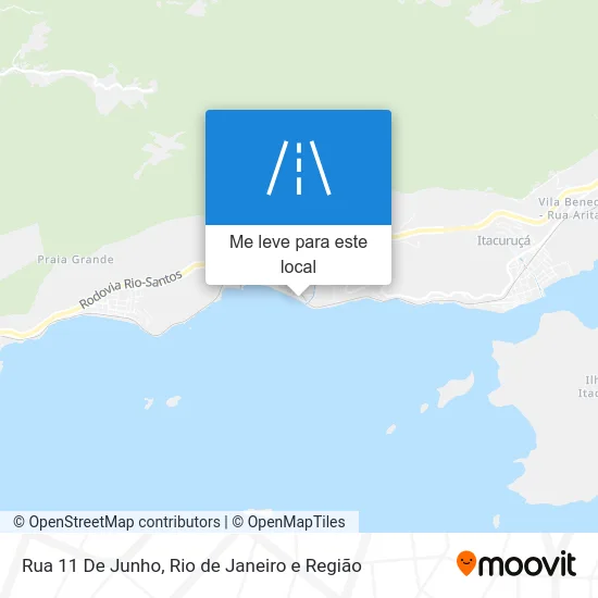 Rua 11 De Junho mapa
