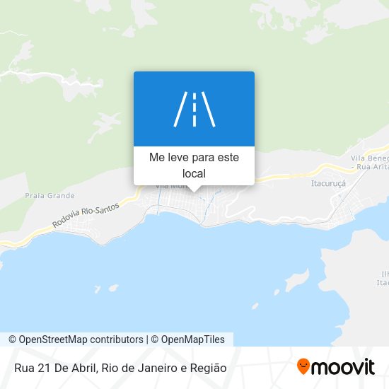 Rua 21 De Abril mapa