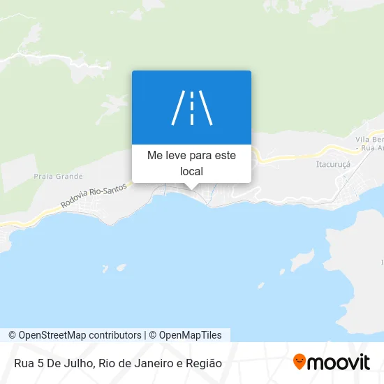 Rua 5 De Julho mapa