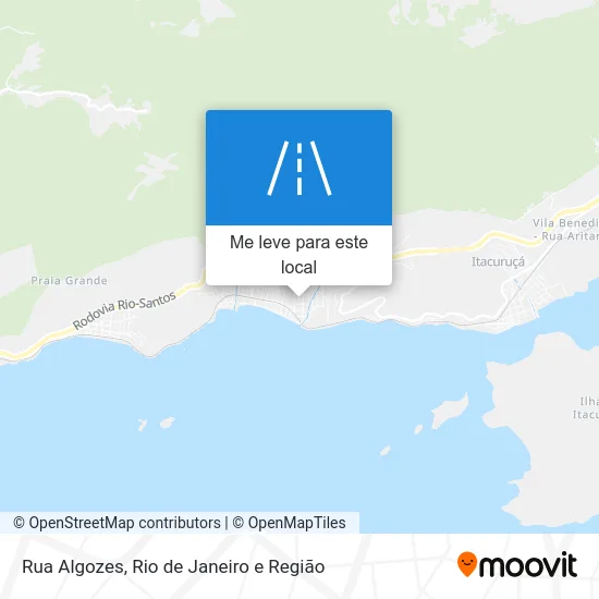Rua Algozes mapa