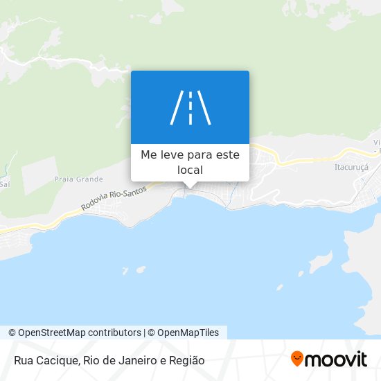 Rua Cacique mapa