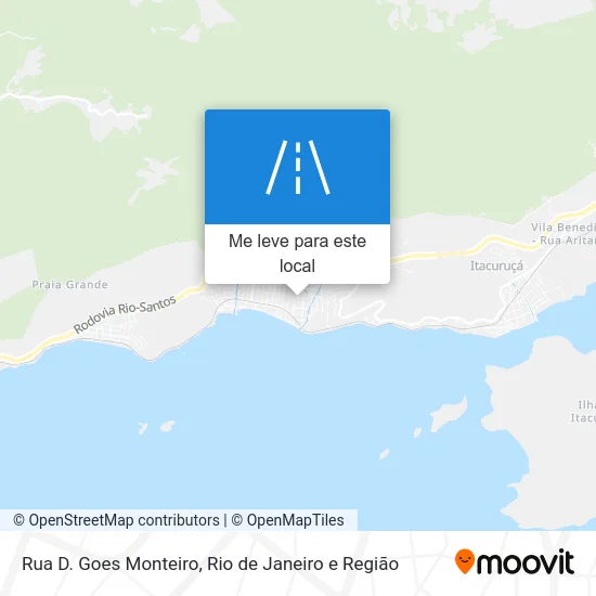 Rua D. Goes Monteiro mapa
