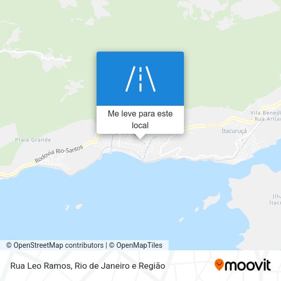 Rua Leo Ramos mapa