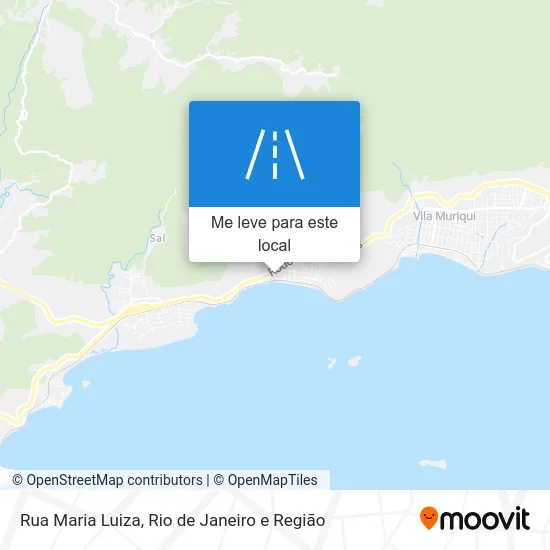 Rua Maria Luiza mapa