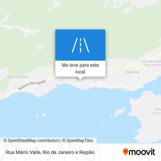 Rua Mário Valle mapa