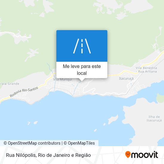 Rua Nilópolis mapa