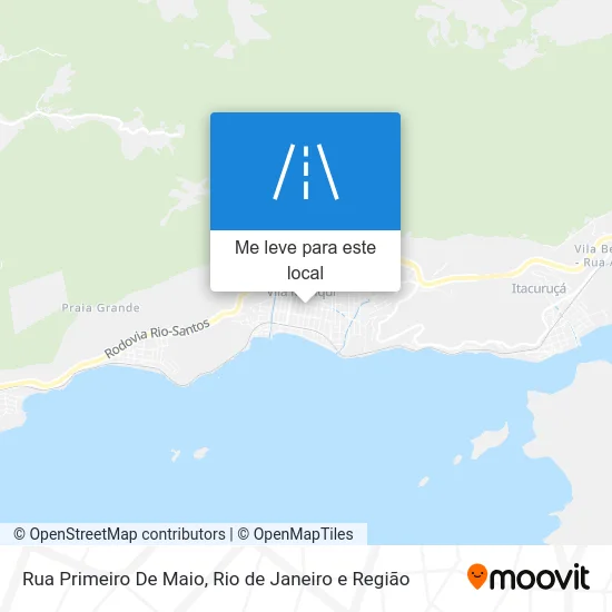 Rua Primeiro De Maio mapa