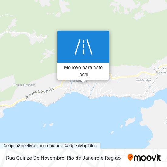 Rua Quinze De Novembro mapa