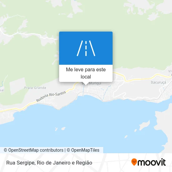 Rua Sergipe mapa