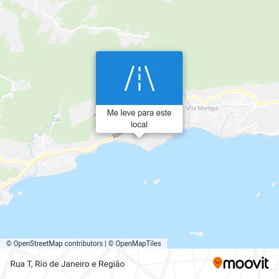 Rua T mapa